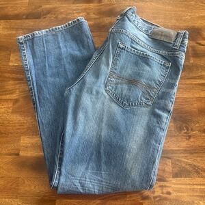 Express Jeans Mens 36x32 Kingston Classic Fit Boot Cut Blue Med Wash Ex Cond!